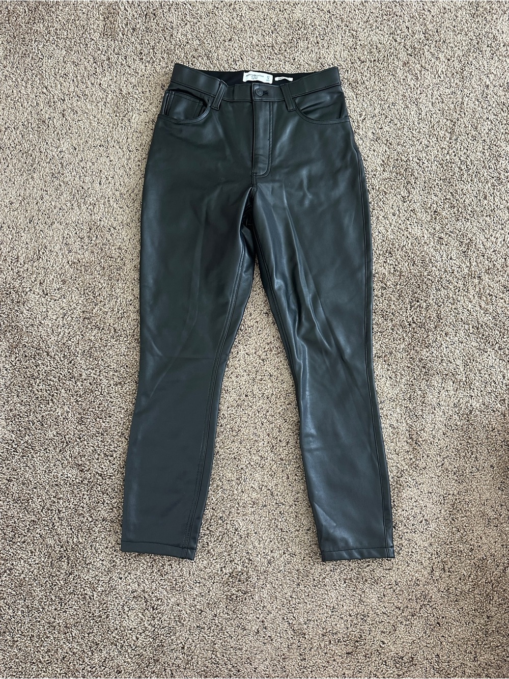 Abercrombie and Fitch Women’s Leather Pants - NWOT
